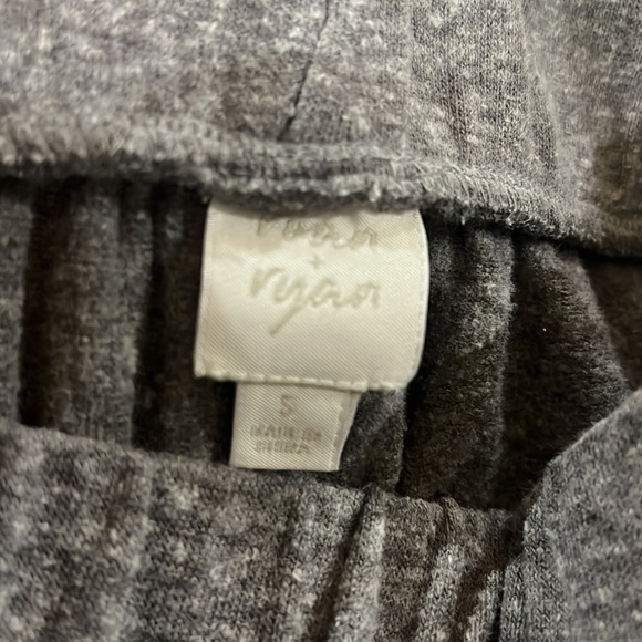 Roan and Ryan Gray Fleece Joggers Sweatpants Small - Picture 4 of 7